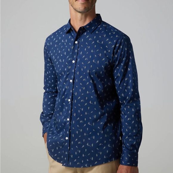 JULIAN & MARK‎ WHITE/CHARCOAL LONG SLEEVE BUTTON UP SHIRT XL NWT - Picture 1 of 4